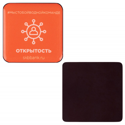 Магнит полимерный, квадратный