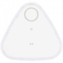 Станция беспроводной зарядки с антистрессом Countdown, белая