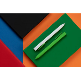 Ручка шариковая Swiper SQ Soft Touch, зеленая