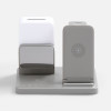 Зарядная станция с электронными часами и подсветкой Large Charge ver.3, серая