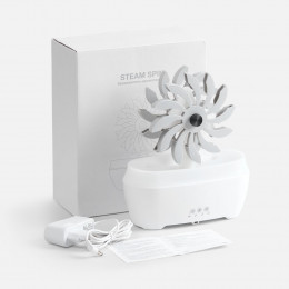 Увлажнитель-ароматизатор Steam Spin, белый с серым