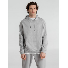 Толстовка с капюшоном унисекс Hoodie, серый меланж