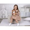Мягкая игрушка Beastie Toys, собачка с белым шарфом