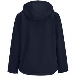 Куртка софтшелл с капюшоном женская Race Women, темно-синяя