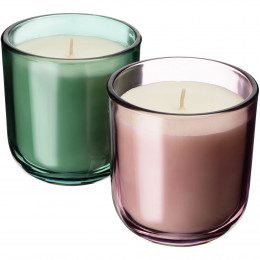 Ароматическая свеча Vitral, дубовый мох и пачули, зеленая