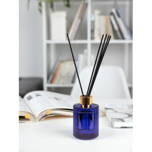 Диффузор ароматический Fragnola, пряная древесина и кардамон, темно-синий