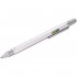 Ручка шариковая Construction, мультиинструмент, серебристая Ручка шариковая Construction, мультиинструмент, серебристая